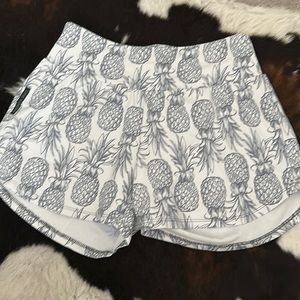 Love Fitness Pineapple Shorts